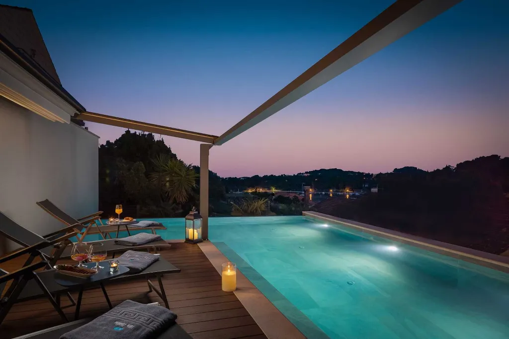 Contemporary Villa Retreat with Pool, Korčula
