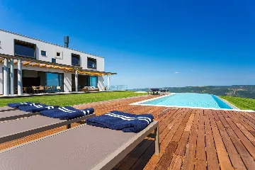 Contemporary Villa Retreat with Pool in Pazin