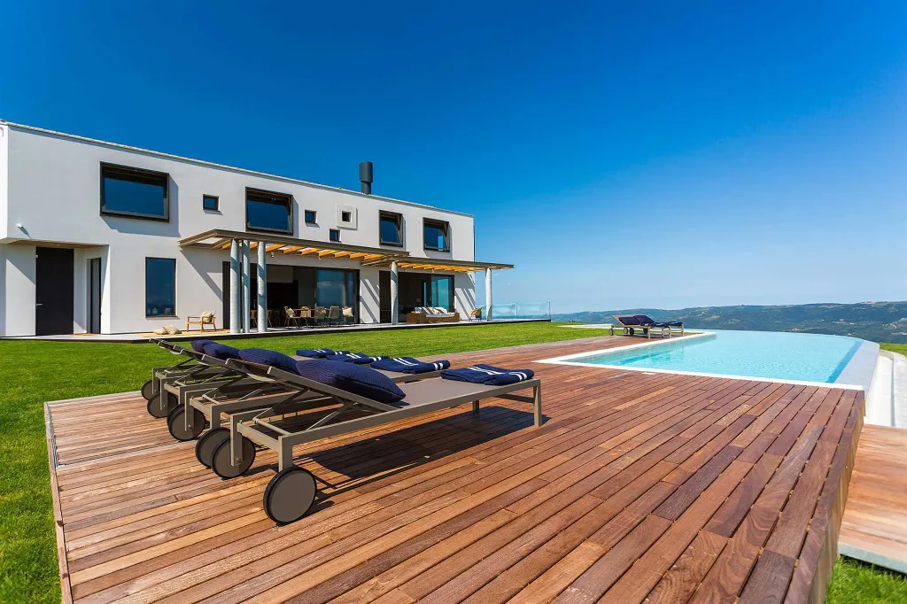 Contemporary Villa Retreat with Pool in Pazin