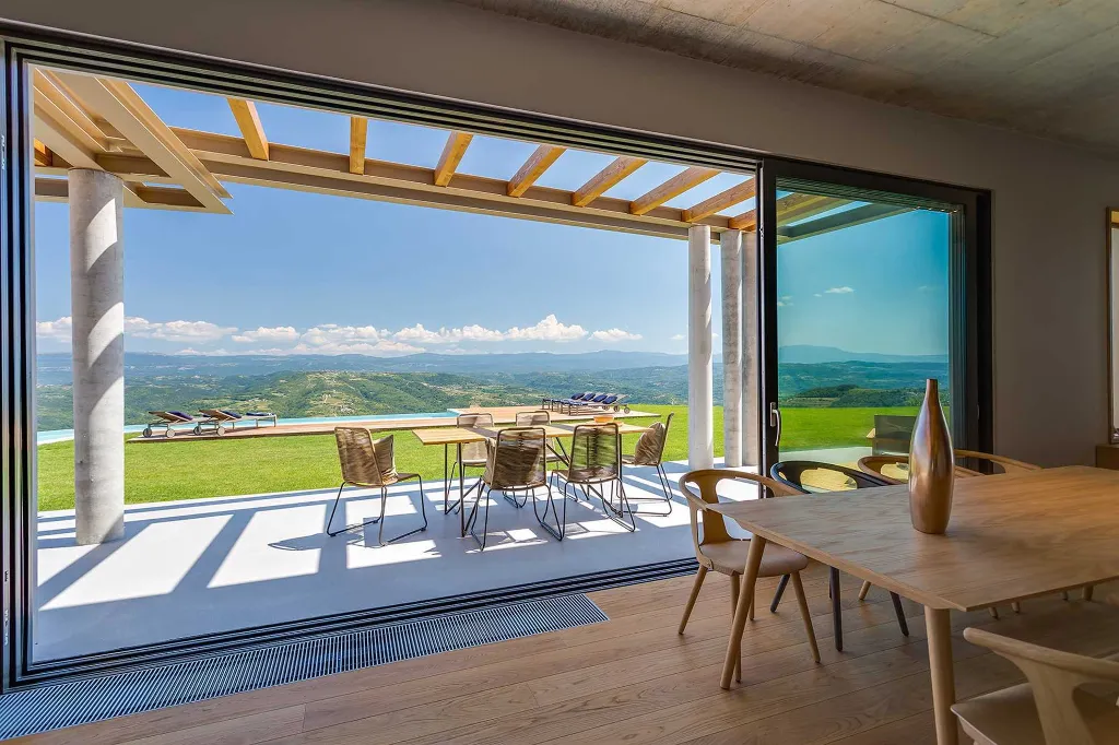 Contemporary Villa Retreat with Pool in Pazin