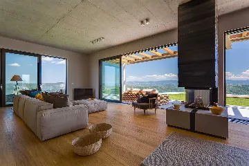 Contemporary Villa Retreat with Pool in Pazin