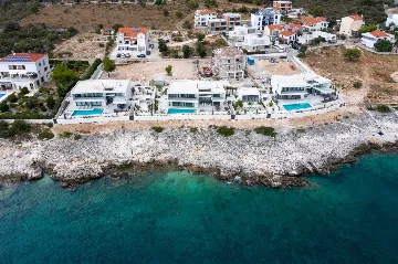 Seafront Modern Villa with Pool in Rogoznica