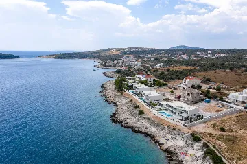 Seafront Modern Villa with Pool in Rogoznica