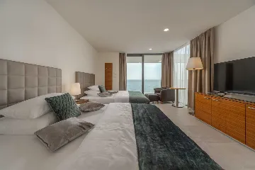 Seafront Modern Villa with Pool in Rogoznica