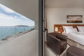 Seafront Modern Villa with Pool in Rogoznica