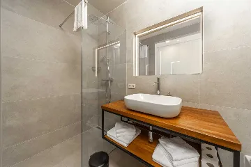 Seafront Modern Villa with Pool in Rogoznica