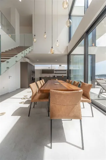 Seafront Modern Villa with Pool in Rogoznica