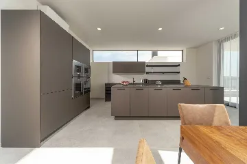 Seafront Modern Villa with Pool in Rogoznica