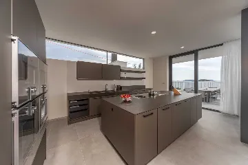 Seafront Modern Villa with Pool in Rogoznica