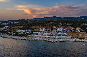 Seafront Modern Villa with Pool in Rogoznica