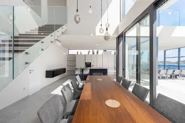 Contemporary Seafront Villa with Infinity Pool Rogoznica