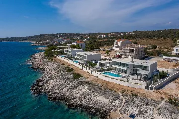 Contemporary Seafront Villa with Infinity Pool Rogoznica