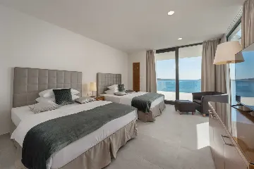 Contemporary Seafront Villa with Infinity Pool Rogoznica