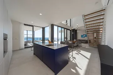 Contemporary Seafront Villa with Infinity Pool Rogoznica