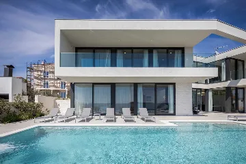 Contemporary Seafront Villa with Infinity Pool Rogoznica