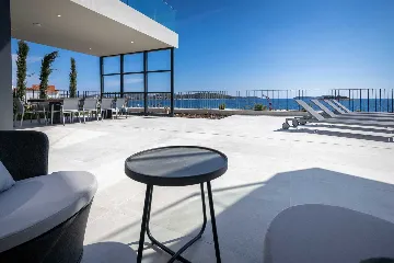 Contemporary Seafront Villa with Infinity Pool Rogoznica
