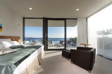 Contemporary Seafront Villa with Infinity Pool Rogoznica