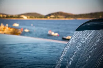 Contemporary Seafront Villa with Infinity Pool Rogoznica