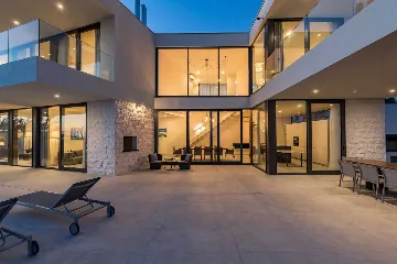 Contemporary Seafront Villa with Infinity Pool Rogoznica