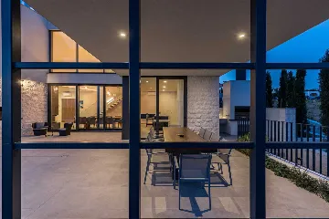 Contemporary Seafront Villa with Infinity Pool Rogoznica