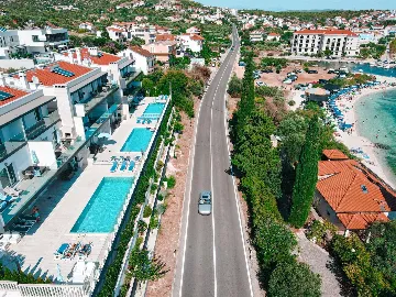 Seaside Villa Complex with Pools in Seget Vranjica