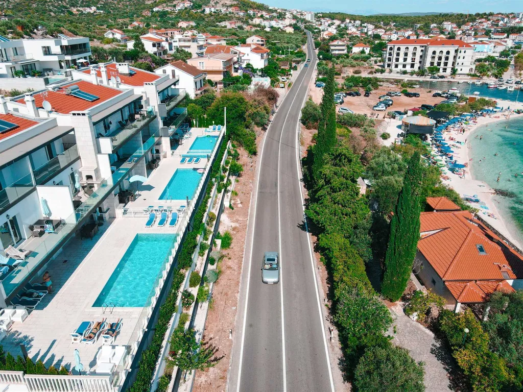 Seaside Villa Complex with Pools in Seget Vranjica