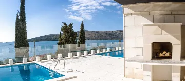 Seaside Villa Complex with Pools in Seget Vranjica