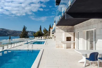 Seaside Villa Complex with Pools in Seget Vranjica