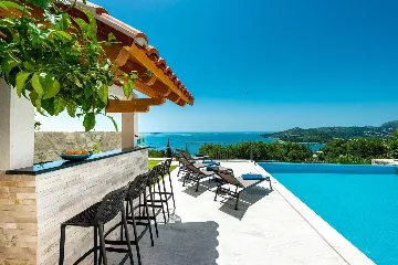 Modern Coastal Villa with Infinity Pool, Mlini