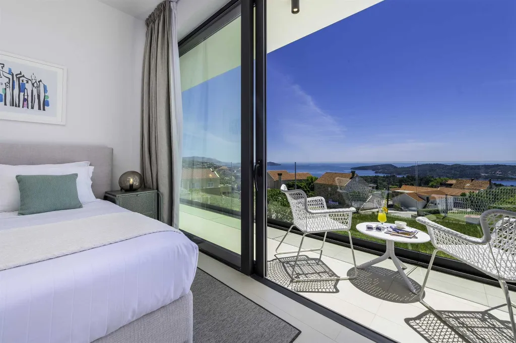 Modern Villa with Pool and Sea Views in Dubrovnik