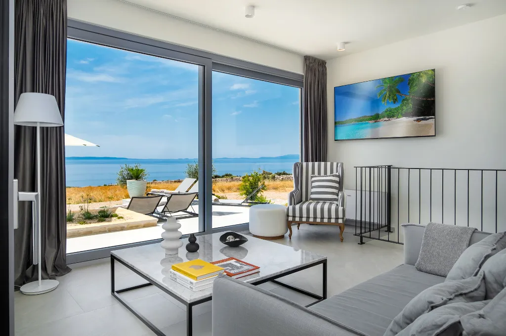 Contemporary Island Villa with Pool, Novalja