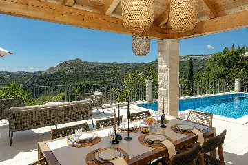Modern Family Villa with Pool in Mlini