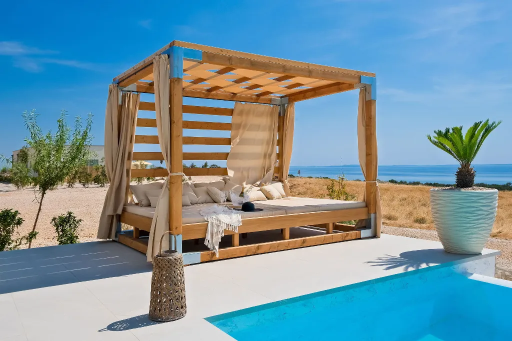 Modern Poolside Villa Retreat in Novalja