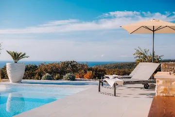Private Villa with Infinity Pool in Novalja