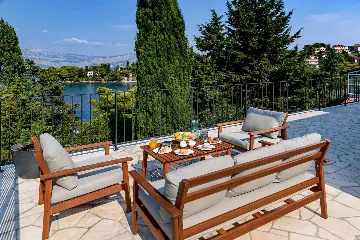 Coastal Villa Retreat with Heated Pool, Splitska