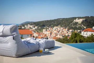 Modern Hillside Villa with Pool in Hvar