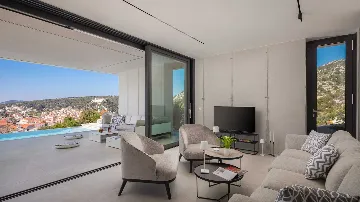 Modern Hillside Villa with Pool in Hvar