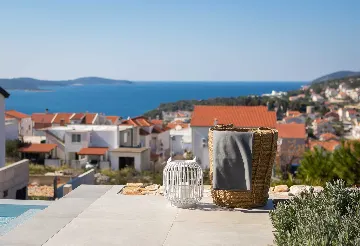 Modern Hillside Villa with Pool in Hvar