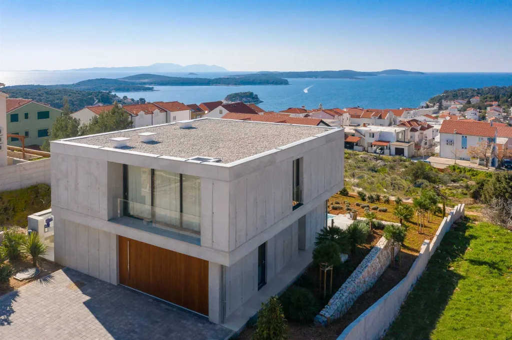 Modern Hillside Villa with Pool in Hvar