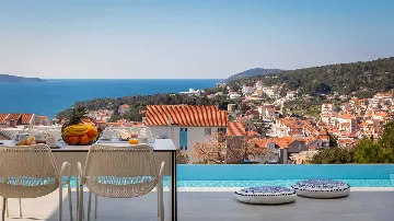 Modern Hillside Villa with Pool in Hvar