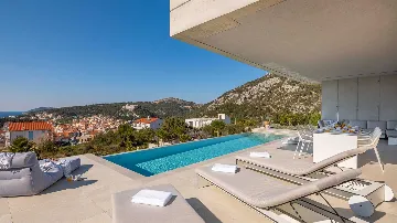Modern Hillside Villa with Pool in Hvar