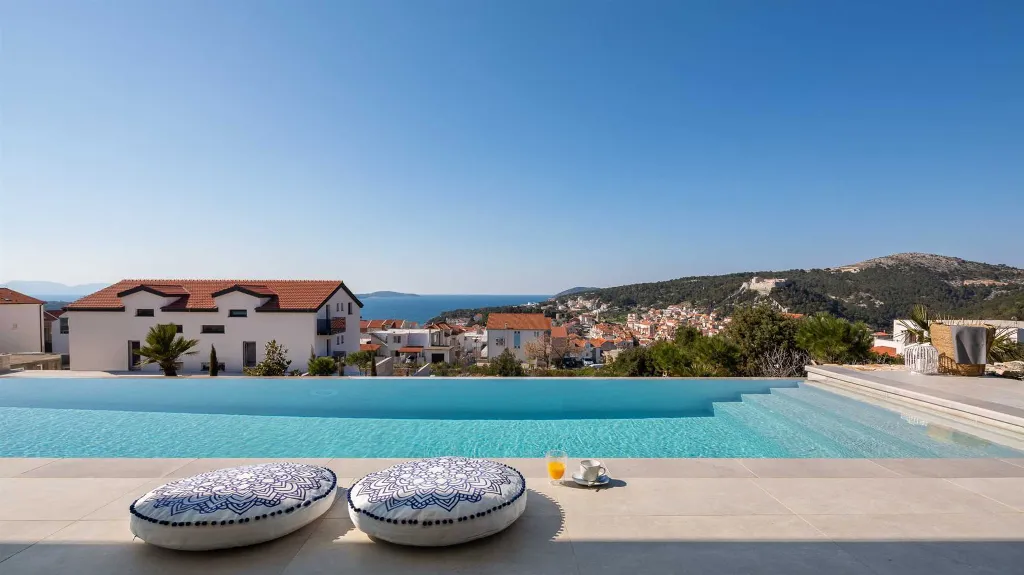 Modern Hillside Villa with Pool in Hvar