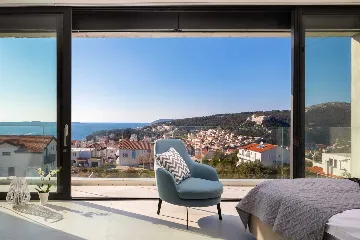 Modern Hillside Villa with Pool in Hvar