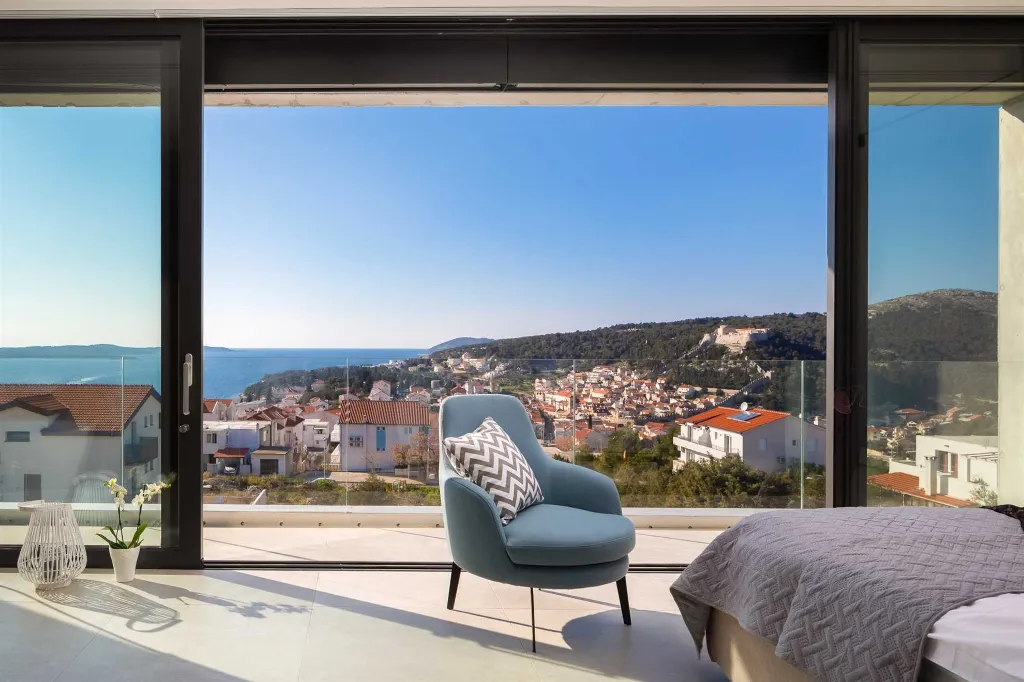 Modern Hillside Villa with Pool in Hvar