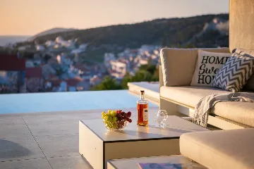 Modern Hillside Villa with Pool in Hvar