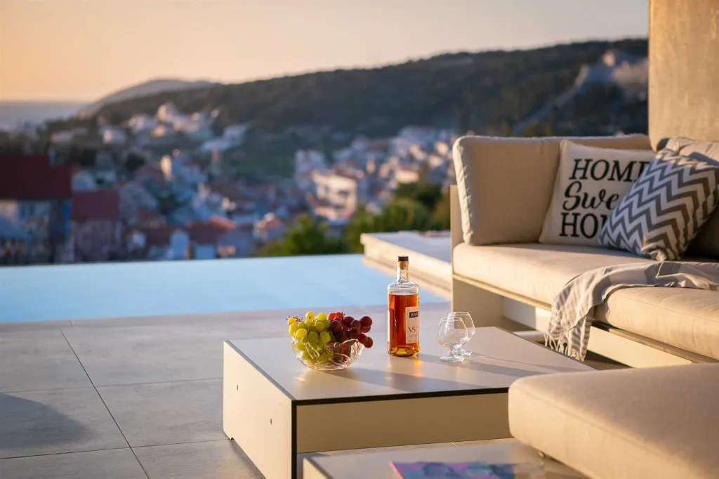Modern Hillside Villa with Pool in Hvar