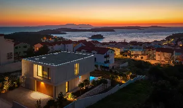 Modern Hillside Villa with Pool in Hvar