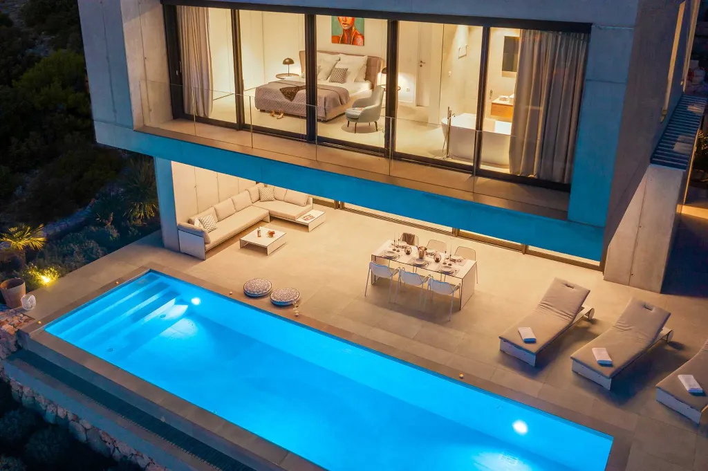 Modern Hillside Villa with Pool in Hvar