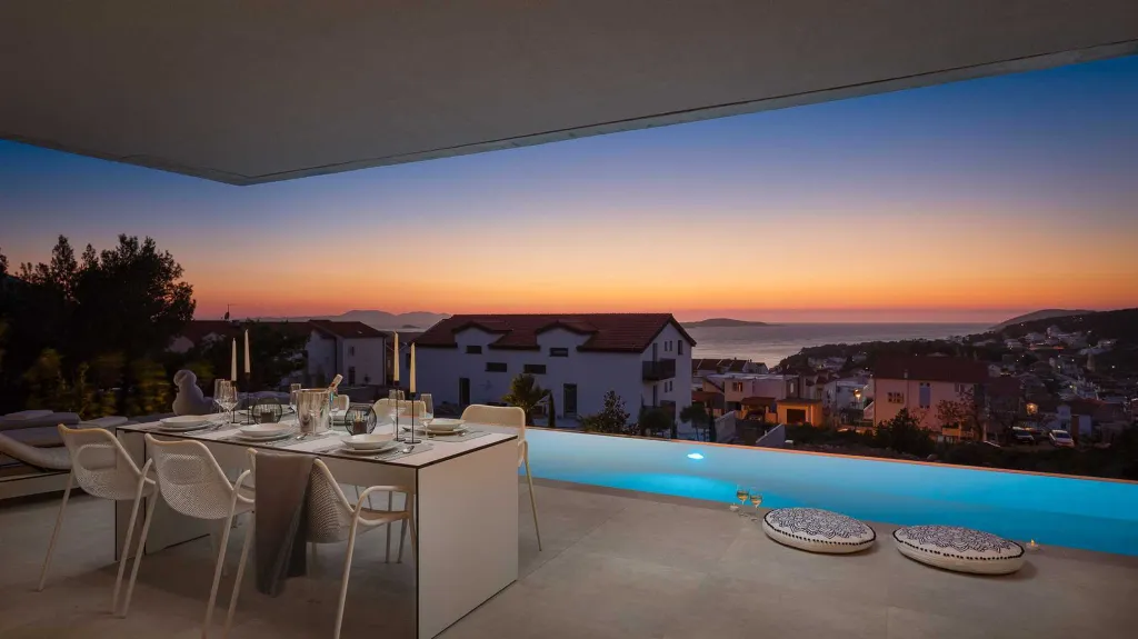 Modern Hillside Villa with Pool in Hvar