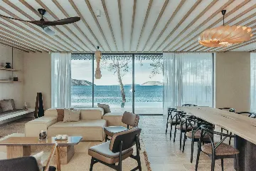 Premium Seafront Villa with Heated Pool in Stari Grad